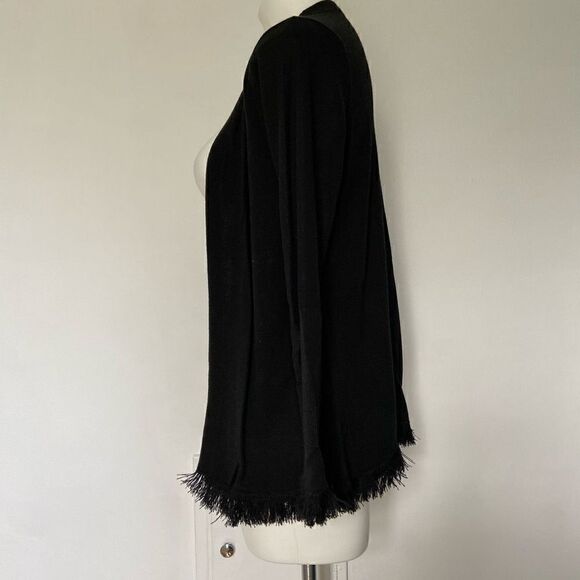 Chicos Feathered Fringe Cardigan 90s Y2K Clueless - Picture 2 of 6